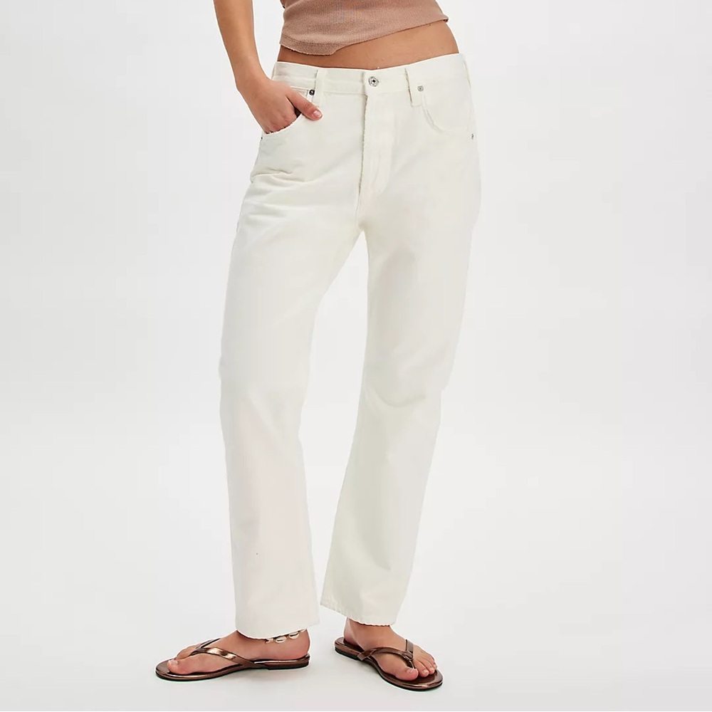 $238 NWT Citizens Of Humanity “Natalia” Anti Fit Jeans in Neutral Sz 27